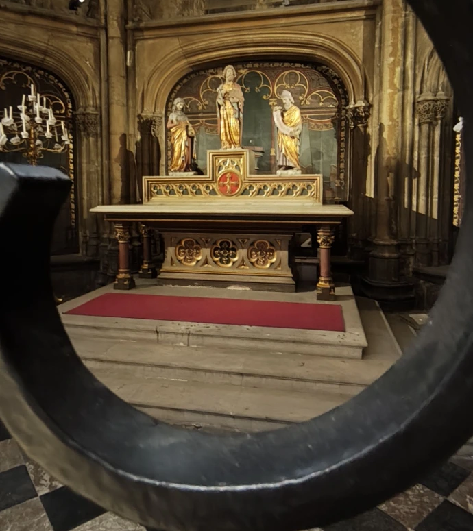 Vue d'un autel de la Cathédrale de Metz