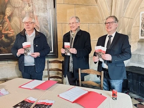 Signature de la convention entre l'Oeuvre de la Cathédrale et la Fondation du Patrimoine