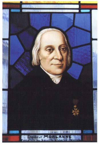 Pierre Etienne Morlanne vitrail de la maternité Sainte Croix de Metz