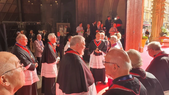 Photo de la visite du Pape Léon XIV à Metz septembre 2026
