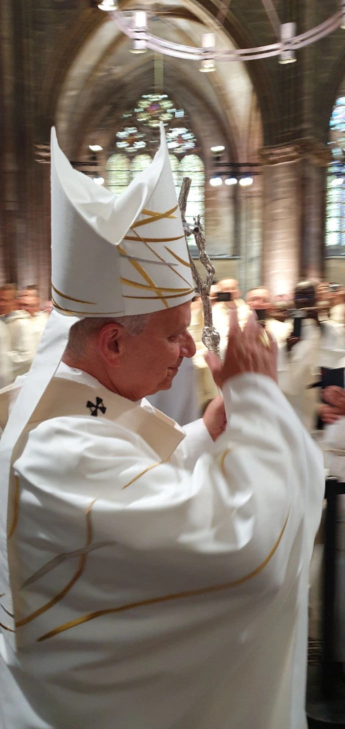 Photo de la visite du Pape Léon XIV à Metz septembre 2026