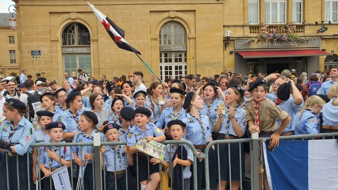 Photo de la visite du Pape Léon XIV à Metz septembre 2026