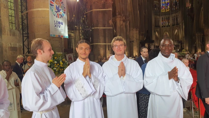 Photo de la visite du Pape Léon XIV à Metz septembre 2026